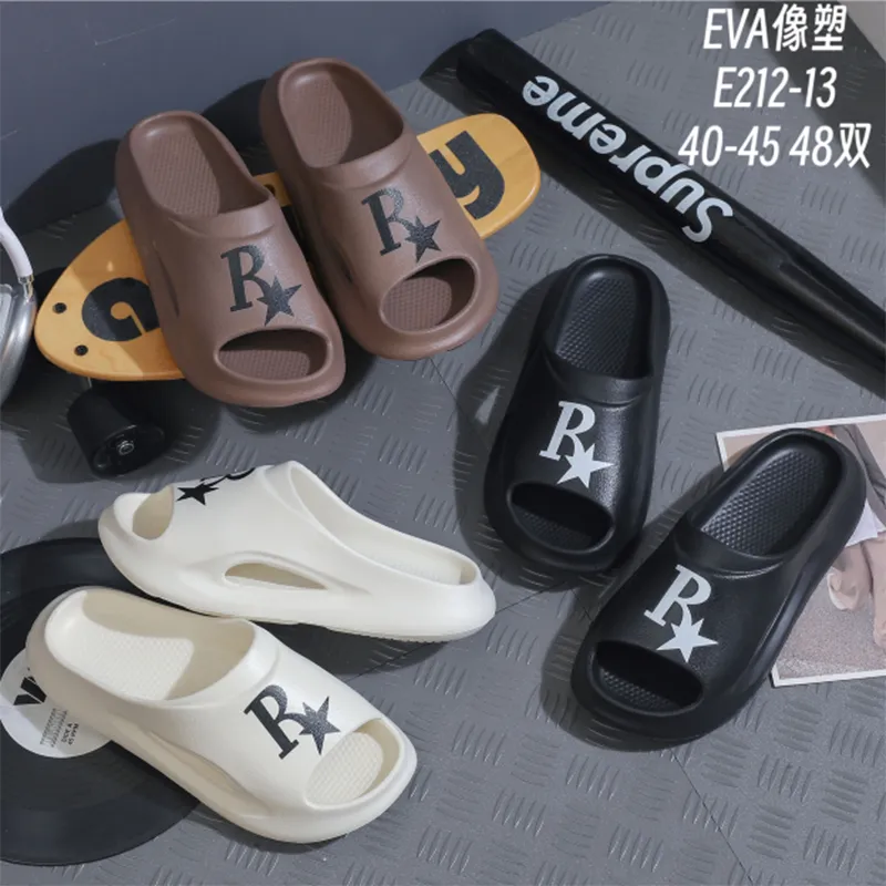 Men's Summer Thick-Sole Anti-Slip Anti-Odor Trendy Outdoor Casual Sports Slides