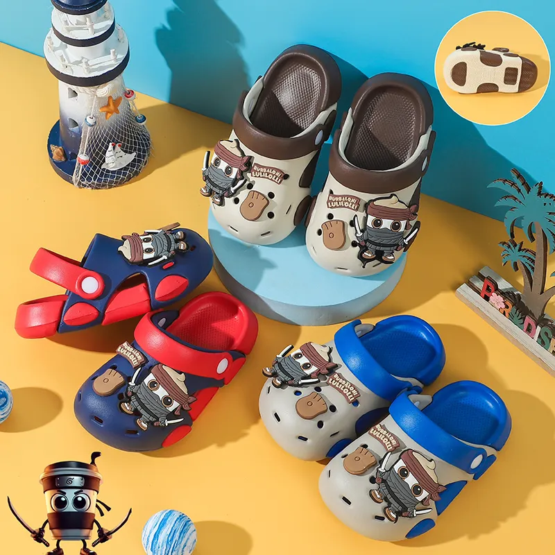 Summer Kids' Clogs: Non-Slip Cartoon-Sty